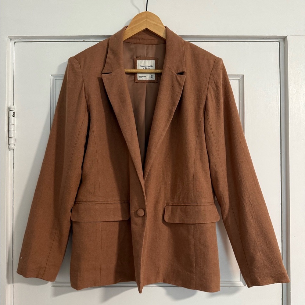Abercrombie and Fitch Linen Blazer Jacket- XS